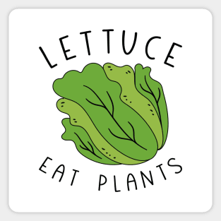 Lettuce Eat Plants Sticker